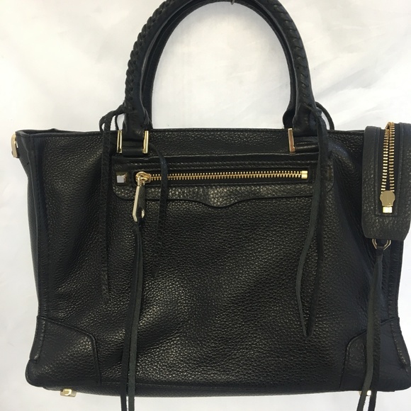 Rebecca Minkoff Handbags - Rebecca Minkoff Regan Satchel Tote Bag,Black